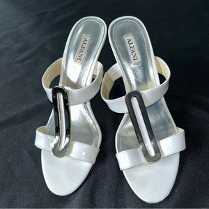 Alfani Dressy White Sandals   Size: 7